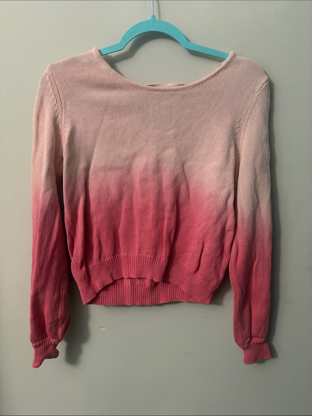 Candie's Blush Pink Chunky Knit Top
